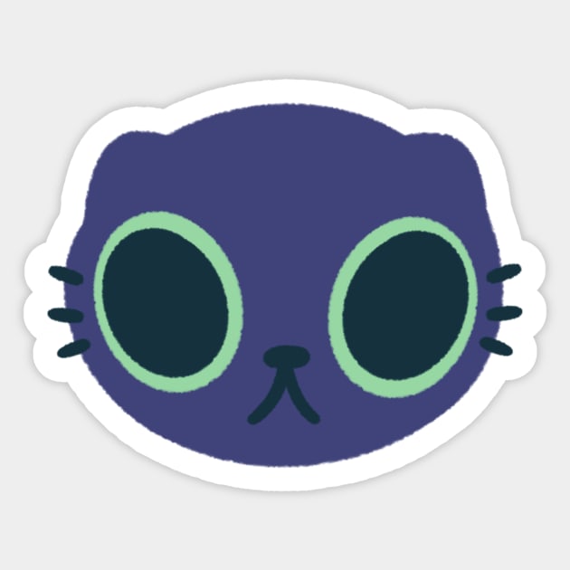 0.5 Camera Cat Sticker by Niamh Smith Illustrations